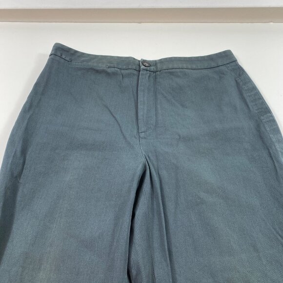 Vintage Womens Gray High-Waisted Casual Wear Pants Button Zipper Closure Size M - Picture 4 of 10